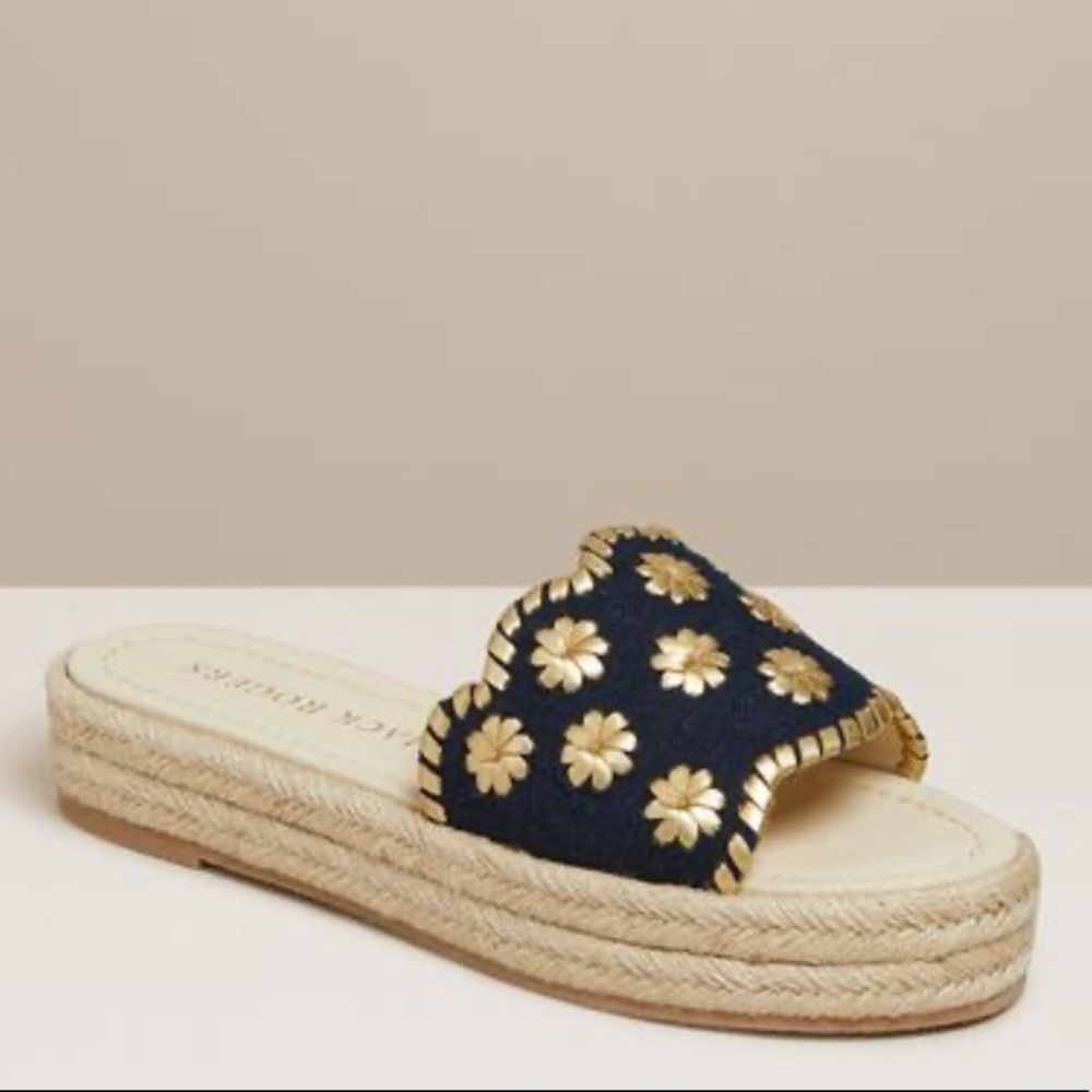 NWT! Jack Rogers Palmer Slide Espadrille Size: 7